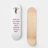 ダークガール遊のギター スケートボード (正面)