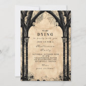 ダークキャッサードラル ウェブ ハロウィン 招待状 (正面)