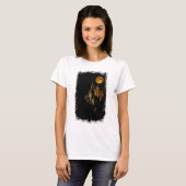 ダークキャッスルオブエターナルナイトホラーテーマ Tシャツ (正面フル)