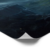 ダークキャッスルランドスケープ – ファンタジーゴシック要塞Wa ポスター (角)