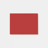 ダークキャンディーアップルレッド無地のカラー ポストイット (正面)