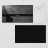 ダークギターの名刺グレー 名刺 (正面/裏面)