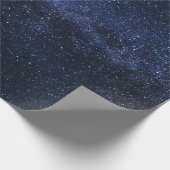 ダークギャラクシー 暗い夜空 宇宙の輝き ラッピングペーパー (角)