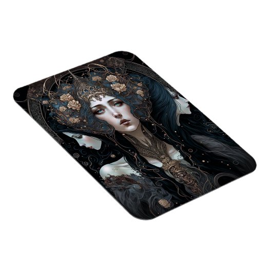 ダーククイーンファンタジーアート マグネット (右側)