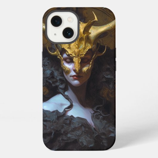 ダーククイーンファンタジーアート iPhoneケース (裏面)