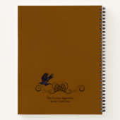 ダーククイーンファンタジー魔法使い雑誌 ノートブック (裏面)