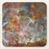 ダーククラウドオブカリナネブラハッブル宇宙 スクエアペーパーコースター (正面)