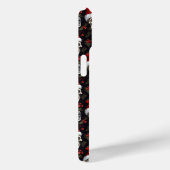 ダーククリスマススカルサンタ柄 ゴシックホリデー Case-Mate iPhoneケース (裏面 / 右)