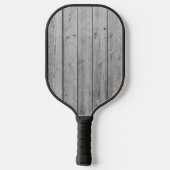 ダーククリーンな灰色の木板 ピックルボールラケット (裏面)