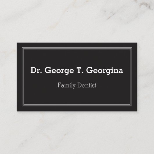 ダーククリーンプロフェッショナル名刺 予約カード (正面)