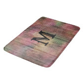 ダークク素朴ランベリーとセージ・ボホのパターン バスマット (アングル)