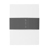 ダークグエレガントレーフォーマルクの書 招待状ベリーバンド (裏面例)