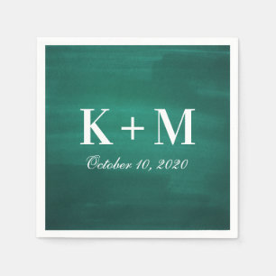 ダークグモダンリ結婚ーン。エメシンプルロエレガントルド スタンダードカクテルナプキン