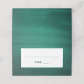 ダークグモダンリ結婚ーン。エメシンプルロエレガントルド プレイスカード (外部開封)