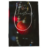 ダークグラマークリスマスオーナメント ミディアムペーパーバッグ (正面)
