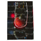 ダークグラマークリスマスオーナメント ミディアムペーパーバッグ (裏面)