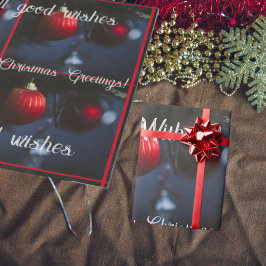 ダークグラマークリスマスオーナメント ラッピングペーパー