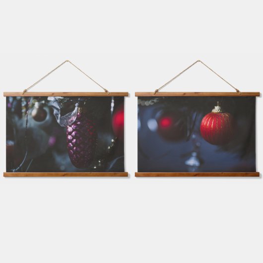 ダークグラマークリスマスオーナメント 吊り下げ型タペストリー (ダブル)