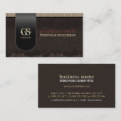 ダークグランジスタイルストリートウェアビジネスカード 名刺 (正面/裏面)