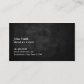 ダークグランジ武術アーツ 名刺 (裏面)