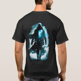 ダークグリムリーパーシャドウウォリアーゴシックファンタジー Tシャツ