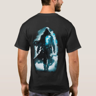 ダークグリムリーパーシャドウウォリアーゴシックファンタジー Tシャツ