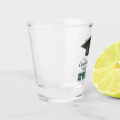 ダークグリーンおめでとう大学卒業生 ショットグラス (左)