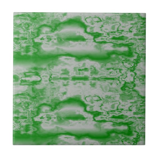 ダークグリーンとグレーの大理石 タイル (正面)