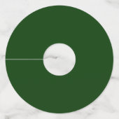 ダークグリーンとライムスパイラル波 ワイングラスタグ (裏面)