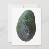 ダークグリーンのアボカド新鮮な全フルーツ写真 ノートカード (正面)