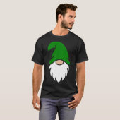 ダークグリーンのクリスマスノーム Tシャツ (正面フル)