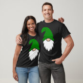 ダークグリーンのクリスマスノーム Tシャツ (ユニセックス)