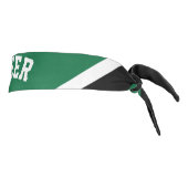 ダークグリーンのチアリーダーの衣装 タイヘッドバンド (回転90)