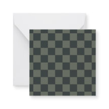 ダークグリーンのチェッカーボード