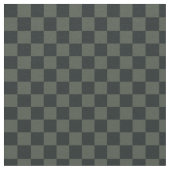 ダークグリーンのチェッカーボード ファブリック (クローズアップ)