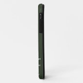 ダークグリーンのヒイラギの祝福フォンカバー Case-Mate iPhoneケース (裏面/左)
