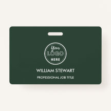 ダークグリーンのビジネスロゴ会社社員スタッフ