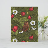 ダークグリーンのレンツとイチゴ (スタンド正面)