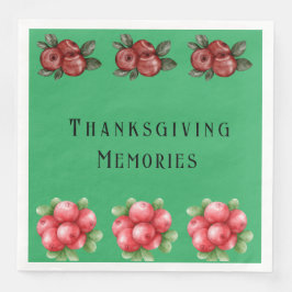 ダークグリーンの秋のテーマの感謝祭