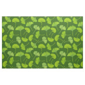 ダークグリーンの銀杏 ファブリック (ヤード)