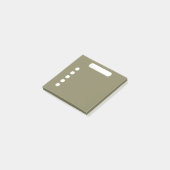 ダークグリーンのTODOリスト ポストイット (アングル)