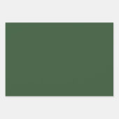 ダークグリーンクリスマスツリートイレラッピング紙 ラッピングペーパーシート (正面3)