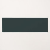 ダークグリーンクリームヨガポーズと名前をカスタムする ヨガマット (裏面(横))