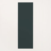 ダークグリーンクリームヨガポーズと名前をカスタムする ヨガマット (裏面)