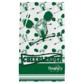 ダークグリーンチアリーダー – DIY文字 スモールペーパーバッグ (正面)