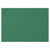 ダークグリーンバタフライプリントインスパイア自然 テーブルクロス (正面(横))