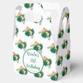 ダークグリーンフローラ21歳の誕生日 フェイバーボックス (オープン)