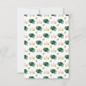 ダークグリーンプリンセスフローラキンセアニラ 出欠カード (裏面)