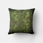 ダークグリーンモス装飾用クッション クッション (裏面)