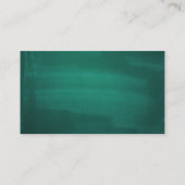 ダークグリーンモダンの結婚詳細。エメシンプルラルド エンクロージャーカード (裏面)
